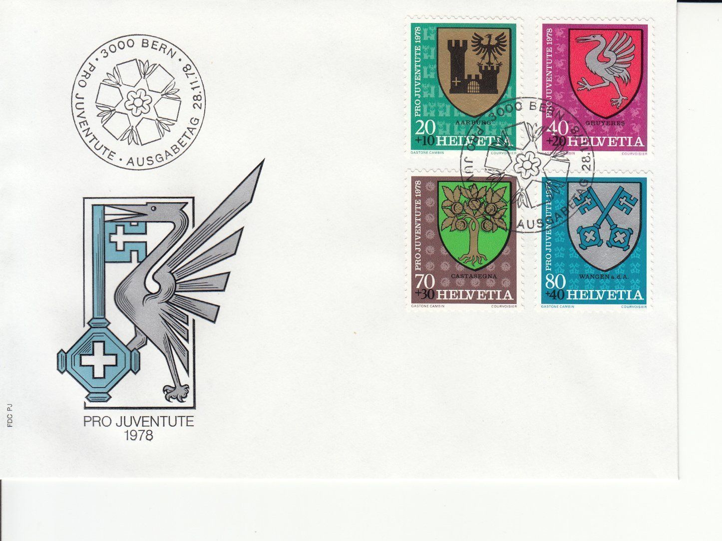 Tutti i francobolli: Pro Juventute 1978 FDC – Usato da Bürglen TG venduto da StampGraf