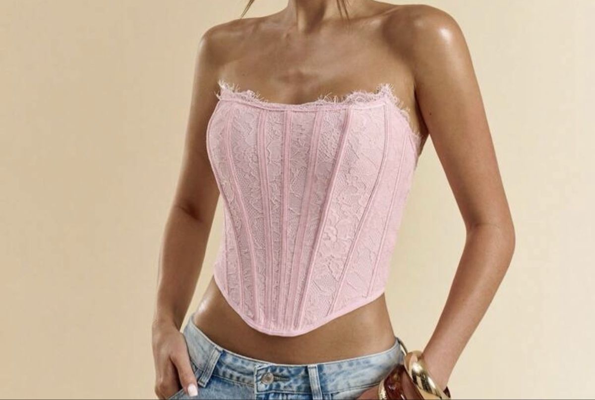 Top: Korsett rosa M – Usato da Winterthur venduto da vic_1256