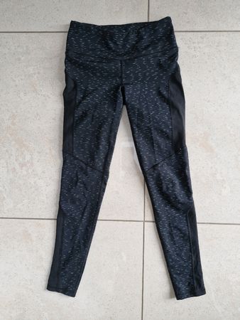 Victoria's Secret Sport Leggins Schwarz mit Muster - Gr. XS