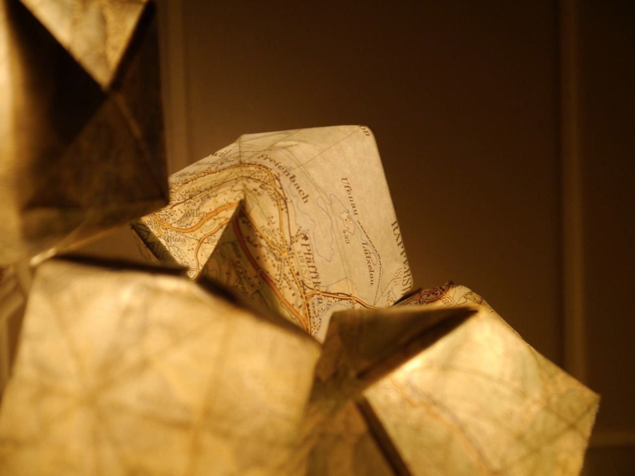 Ghirlande e barre luminose: Lichterkette aus Vintage Wanderkarte – Nuovo e nell'imballaggio originale da Zürich venduto da brifo64 4