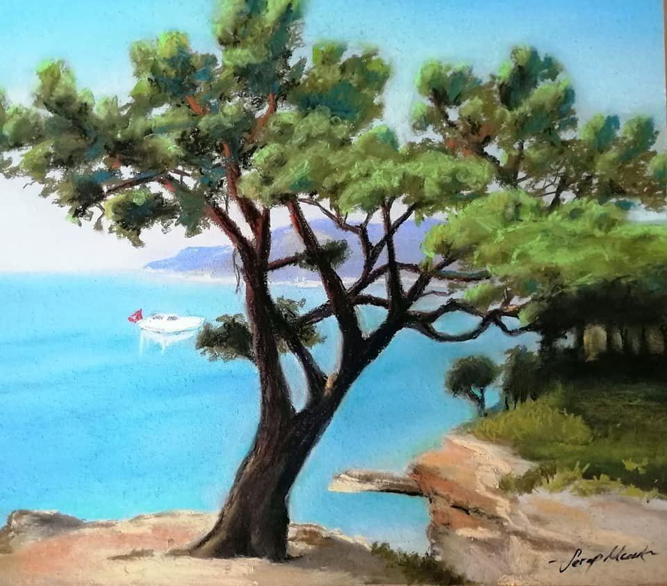 Foto & Immagini: Neu! Pastellbild "Landschaft" Signiert. – Nuovo e nell'imballaggio originale da Ostermundigen venduto da LorisHome