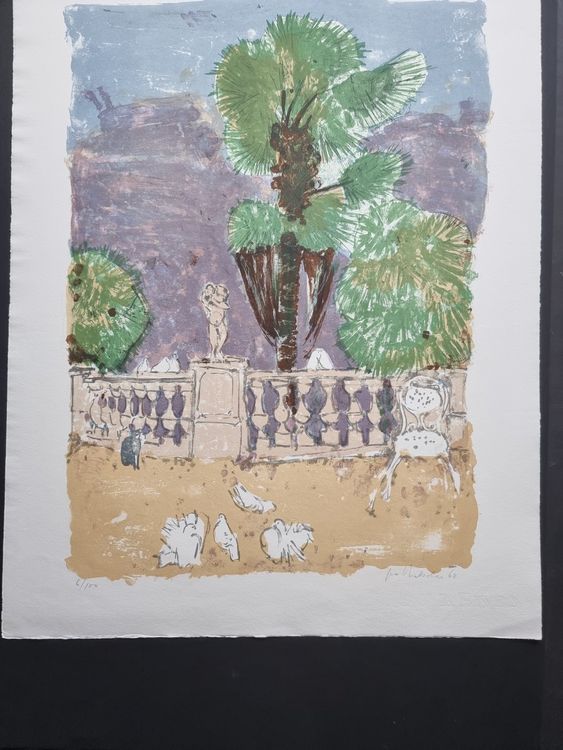 GEO BRETSCHER LITHOGRAPHIE SIGNIERT NUMMERIERT 3