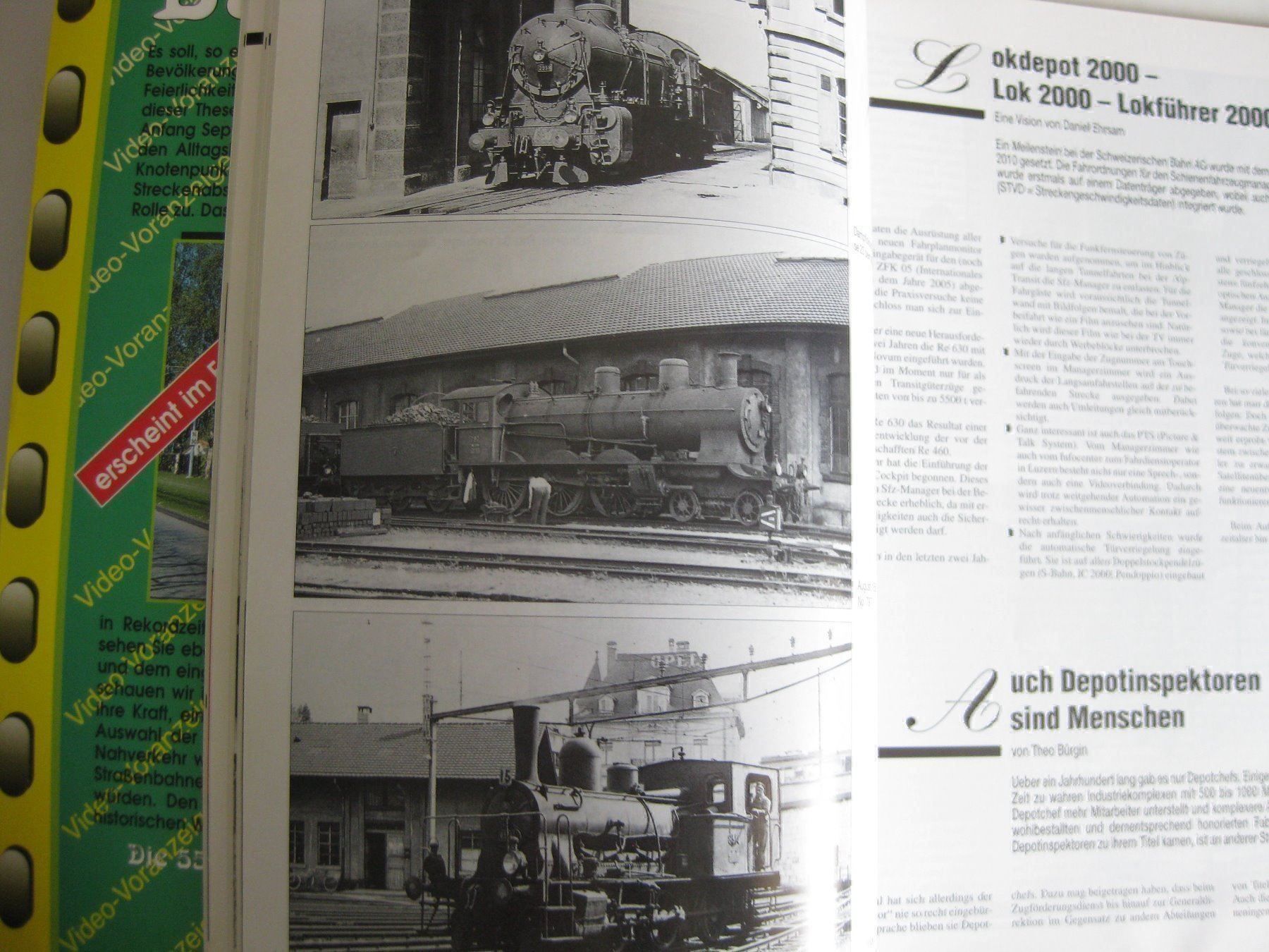 Zeitschriften & Magazine: Broschüre Lokomotivdepot Basel – Gebraucht aus Buchs ZH von swiss-train 2