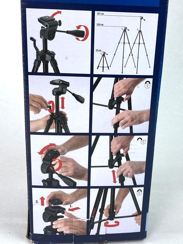 Bosch Treppiedi & Teste: BOSCH PROFESSIONAL | Laserstativ | BT150 | 55-157 – Nuovo (secondo la descrizione) da Wittenbach venduto da Restwert_St-Gallen 8