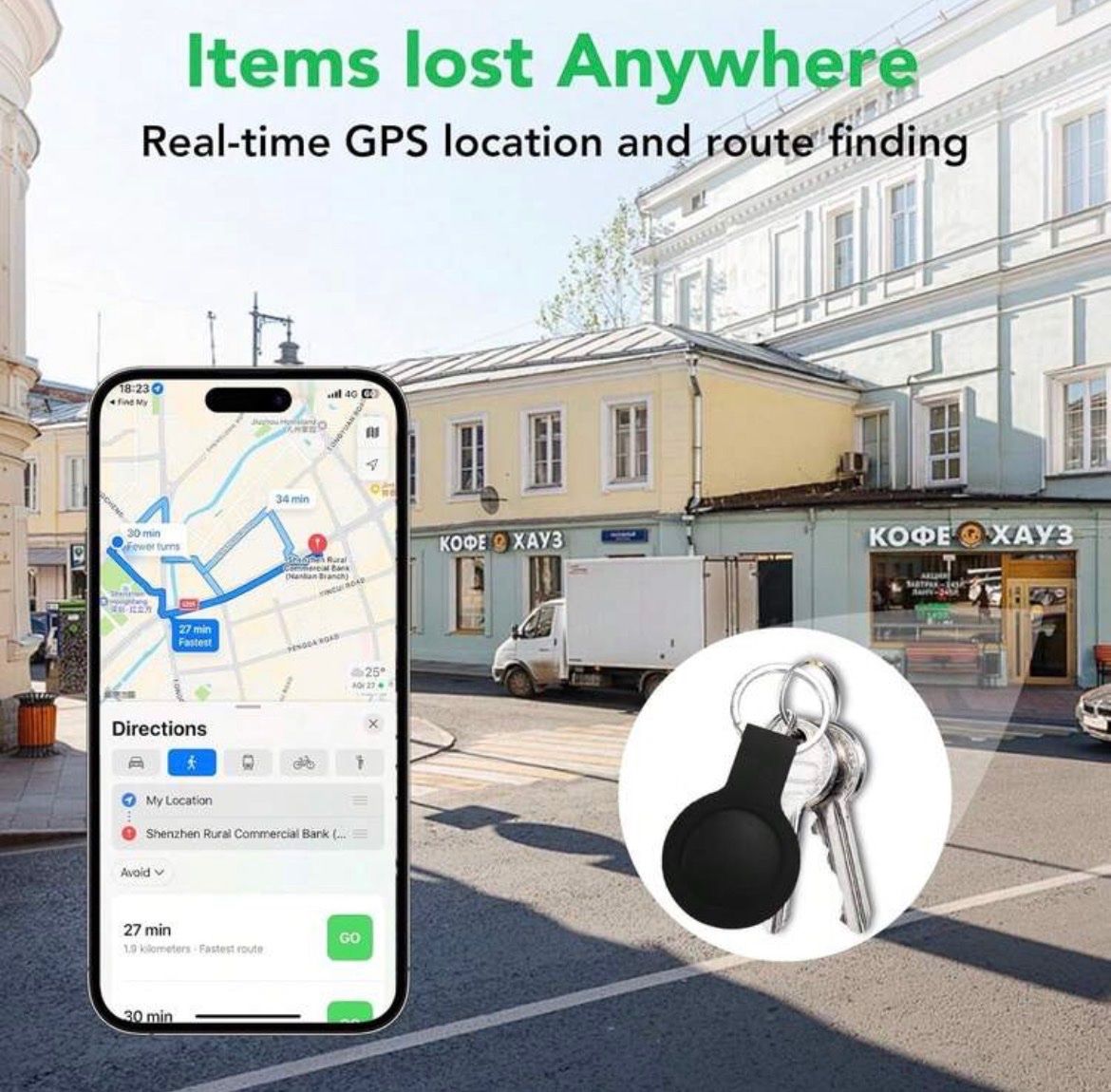Plaketten & Abzeichen: Schlüsselfinder, Key Tracker, kompatibel mit Apple 52 – Neu und originalverpackt aus Emmenbrücke von ShopDirect 3