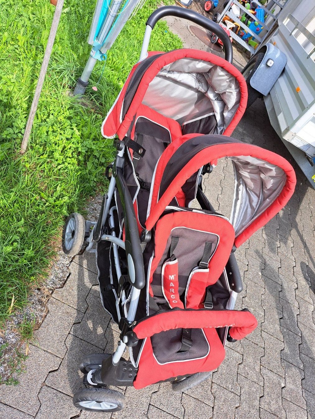 Carrozzine: Kinderwagen/Geschwisterwagen – Usato da Brunni venduto da sam505 1
