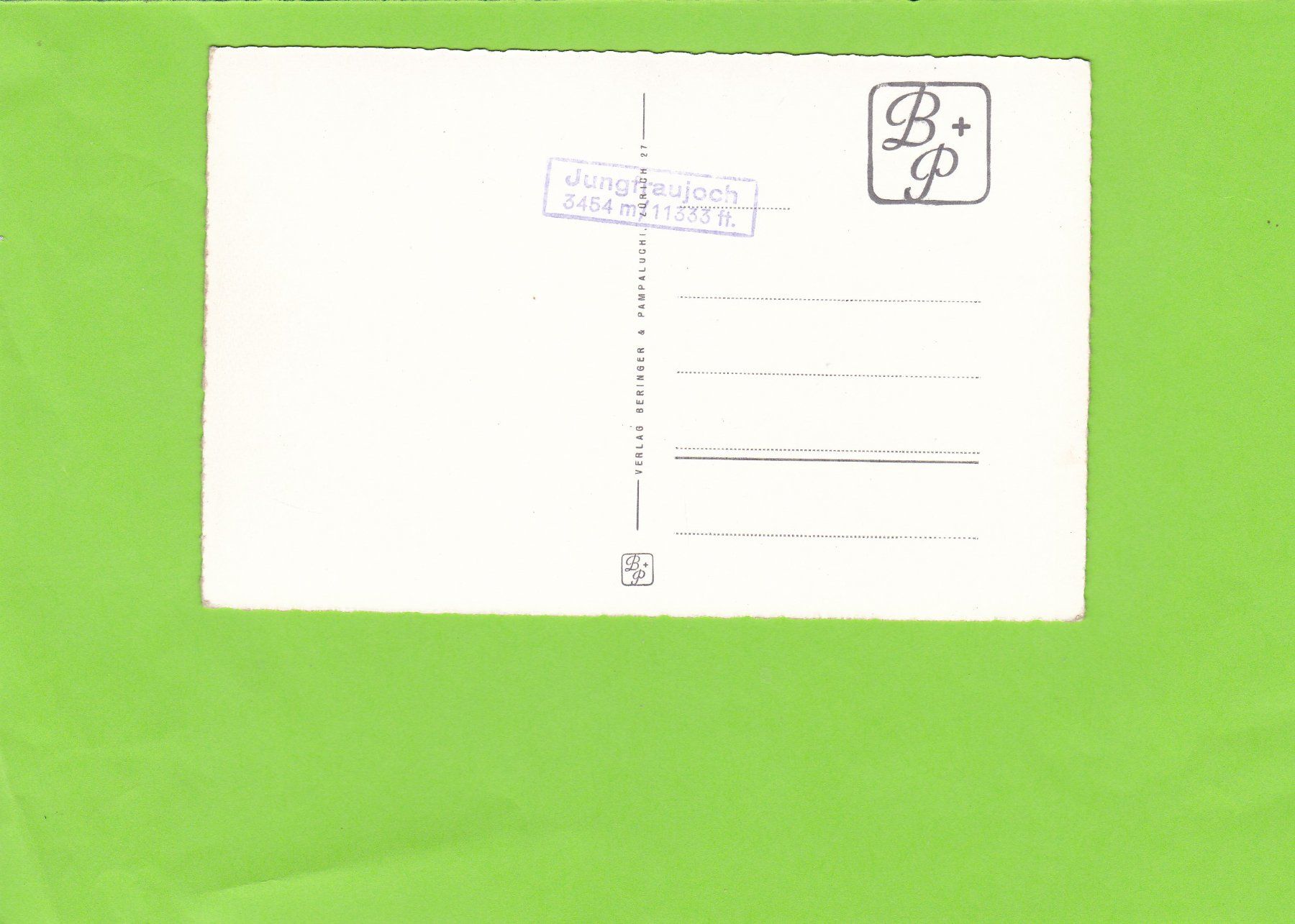 Cartoline postali: Station Jungfraujoch – Usato da St. Peterzell venduto da neckertal 1