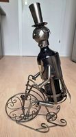 BRUBAKER Wein Flaschenhalter Radfahrer, Metall Skulptur