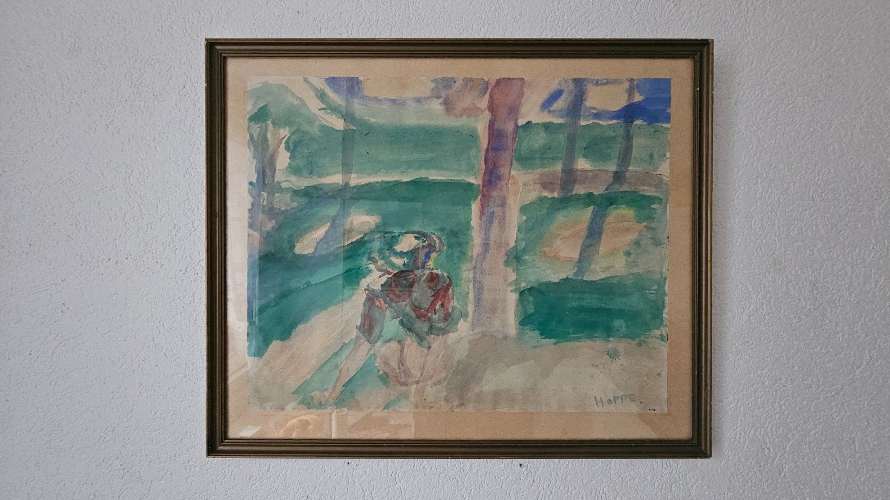 Dipinti: Erik HOPPE  1897 - 1968 aquarelle – Usato da Etoy venduto da angi020