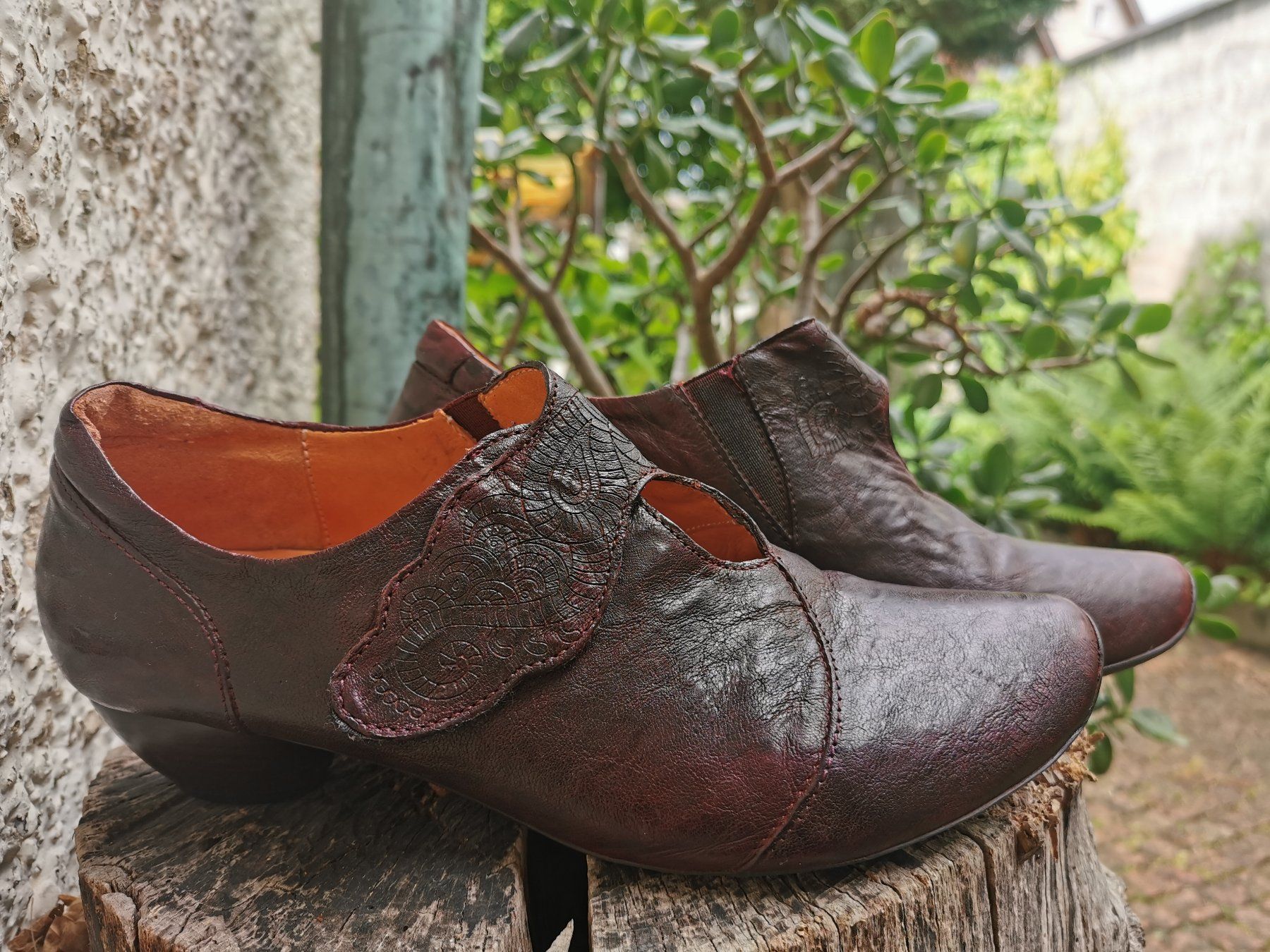 Think Chaussures femmes: Leder-Halbschuh von Think! – D'occasion à Luzern par buypie 3