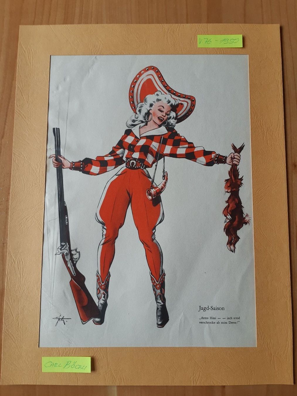 Grafica & Litografie: Nr.4 original Litho Nebelspalter – Usato da Grindelwald venduto da carro5 1