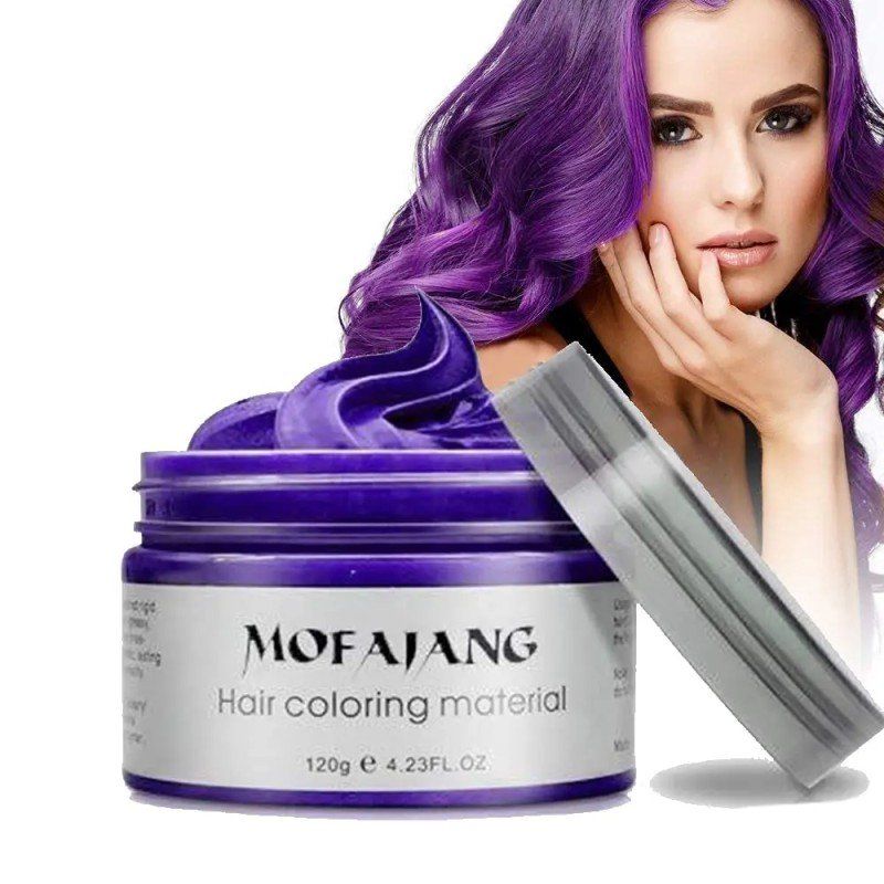 Tinte: Violett Temporäre Haarfarbe 120g Wachs Styling Coseplay – Usato da Hundwil venduto da Pakethase