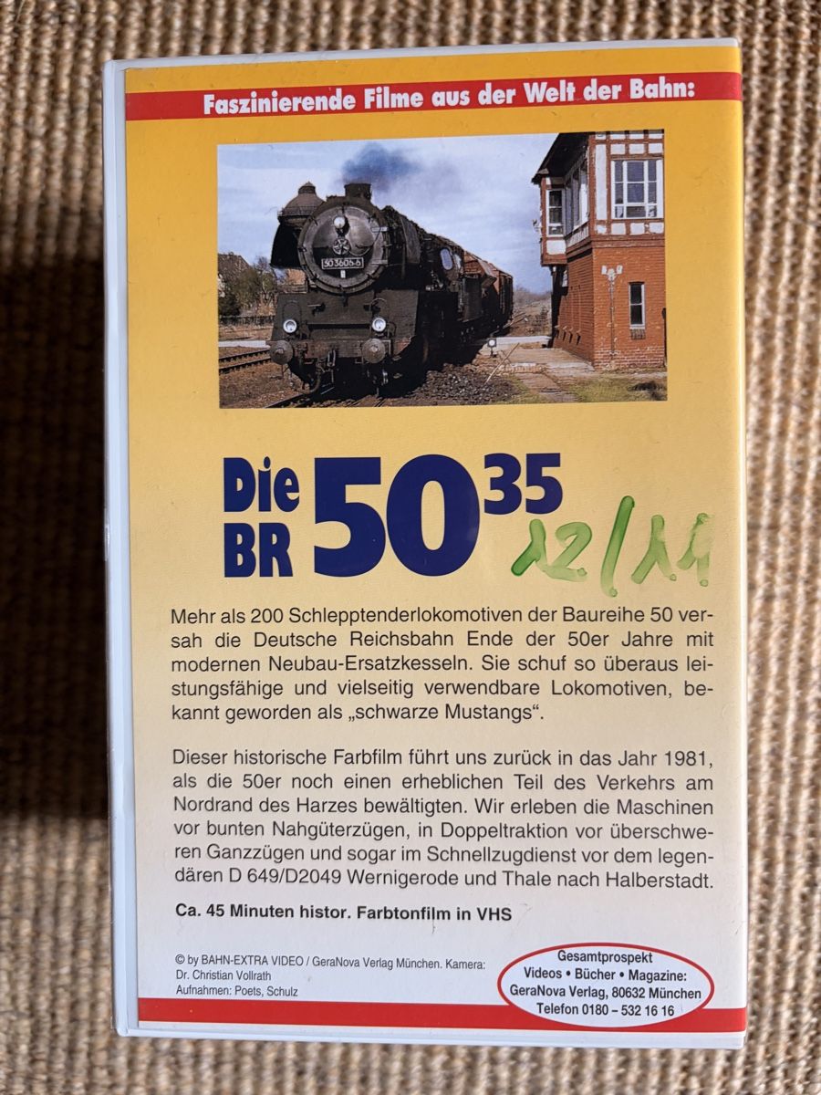 Alle VHS: Eisenbahn VHS-Kasetten – Gebraucht aus Herzogenbuchsee von Jana_1019 3