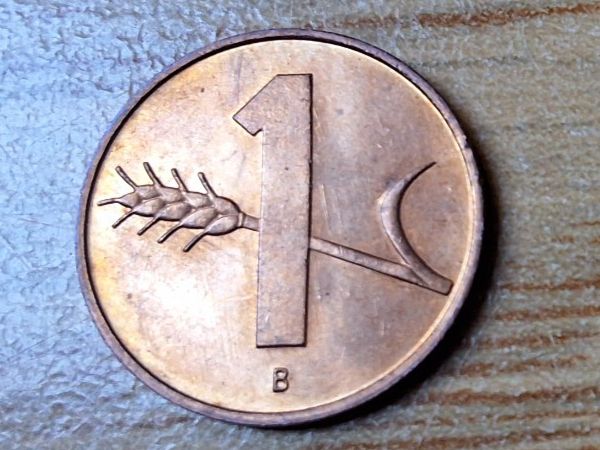 Alle Münzen: 1 Rappen 1958 - fast unzirkuliert! – Gebraucht aus Münchenstein von purbach1 9