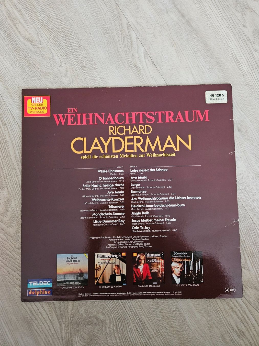 Dischi in vinile: Richard Clayderman Schallplatte Vinyl – Usato da Wattwil venduto da Belinda98 1