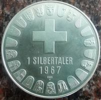 Silbertaler Solothurn 1967 Silber ab nur Fr. 59.-