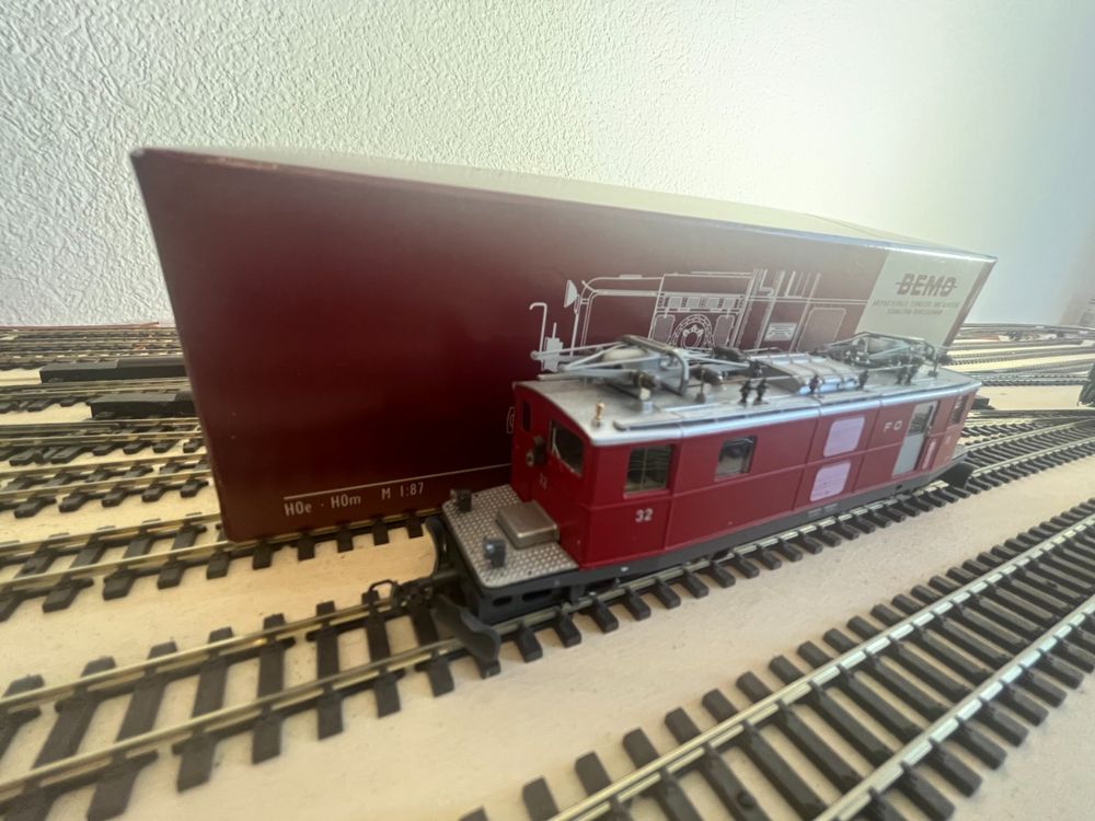 Bemo Modelleisenbahnen: Bemo 1261 222 Digital - FO HGe 4/4 32 – Gebraucht aus Rickenbach b. Wil von KadiAdi 1