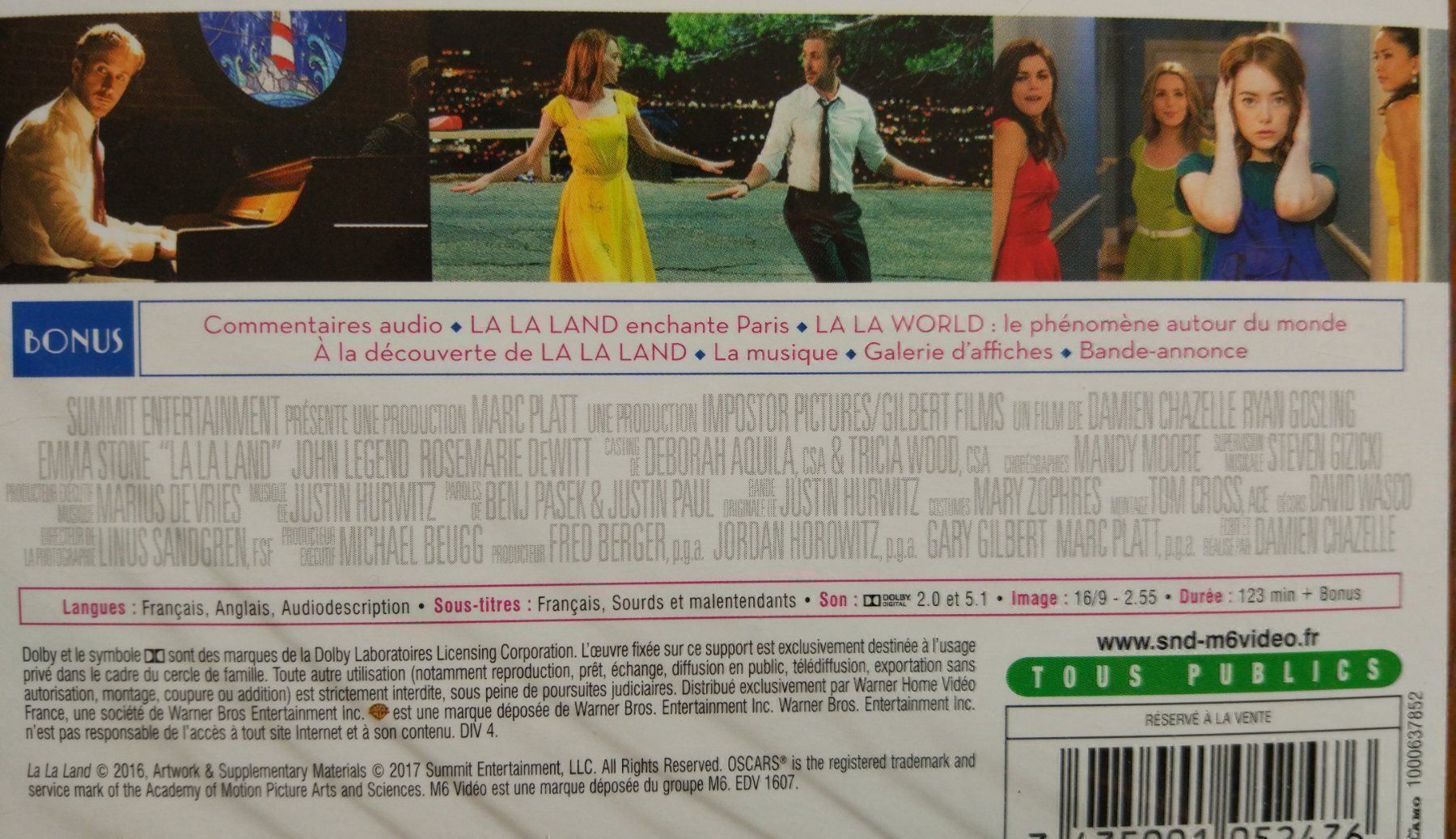 Tutti i DVDs: LA LA LAND – Nuovo e nell'imballaggio originale da Belmont-sur-Yverdon venduto da Dani-Lynne 2