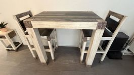 Bartisch Goa mit 2 Stühlen 