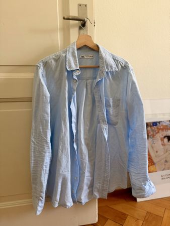 Chemise Zara Homme - Été - Taille M - Couleur Ciel!