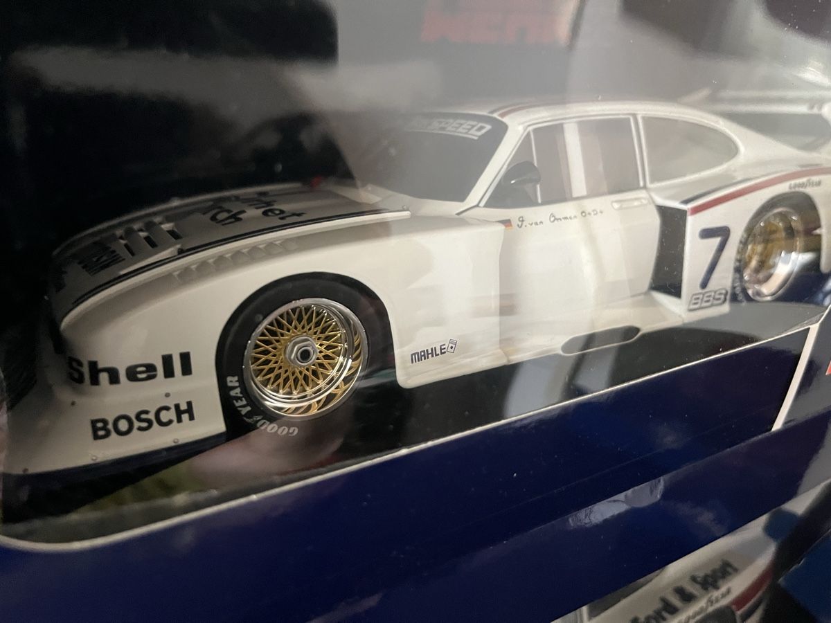 Ford Modellini d'auto: Ford Capri Gr.5 Nr.7.  1:18 – Nuovo e nell'imballaggio originale da Rümlang venduto da Papamoll4 1