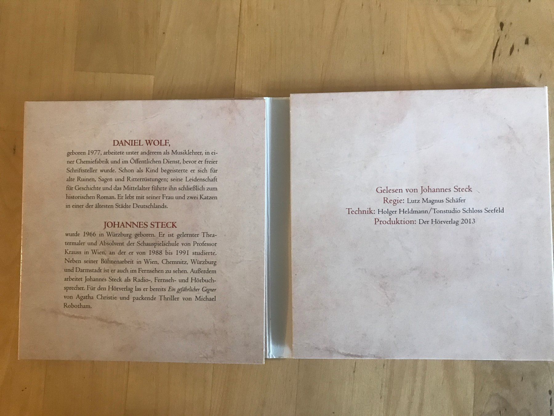 Hörbücher: Hörbücher Daniel Wolf Das Salz der Erde – Gebraucht aus Onex von johnca 2