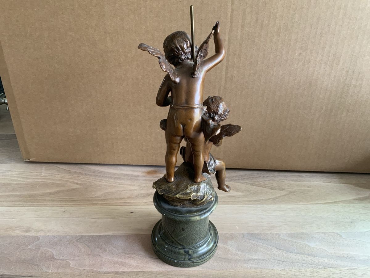 Sculture & Statue: Statue Zwei Putten/Amoretten (Cheruben) – Usato da Magden venduto da Jackevaro 1