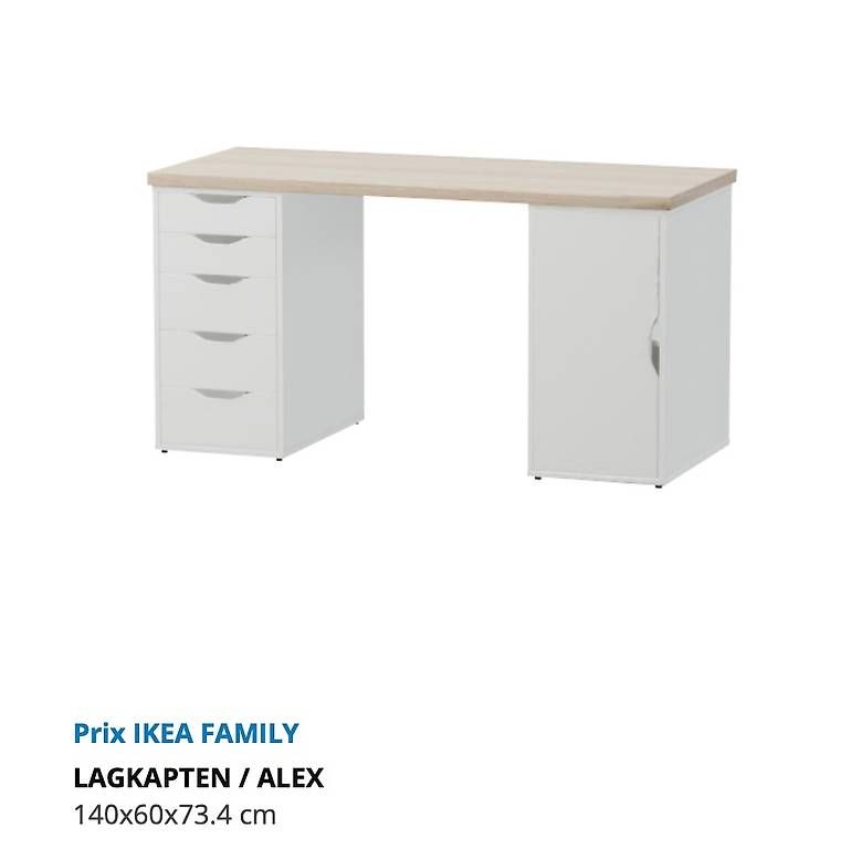 Bureau ikea malm, blanc et étagère ikea kallax occasion, à Thonon Les Bains | Clasf maison-jardin