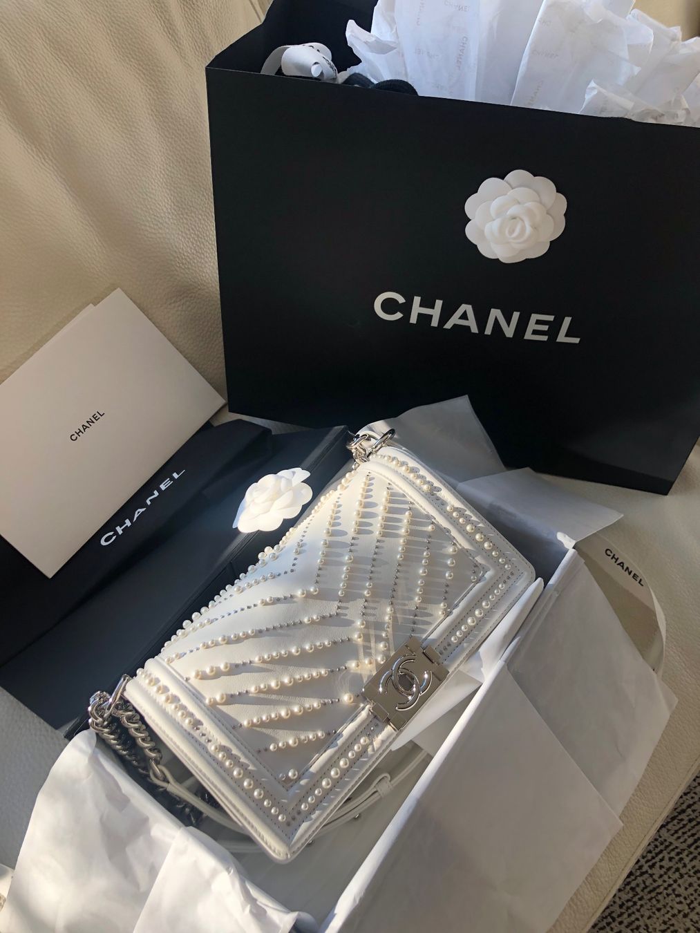 Chanel Borse da donna: Chanel Boy Bag – Nuovo e nell'imballaggio originale da Zürich venduto da Aemilia82 2
