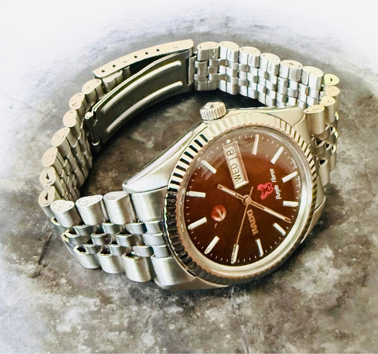 Rado Orologi: Rado Purple Horse Day/Date – Usato da Küsnacht ZH venduto da mit_ps82 1
