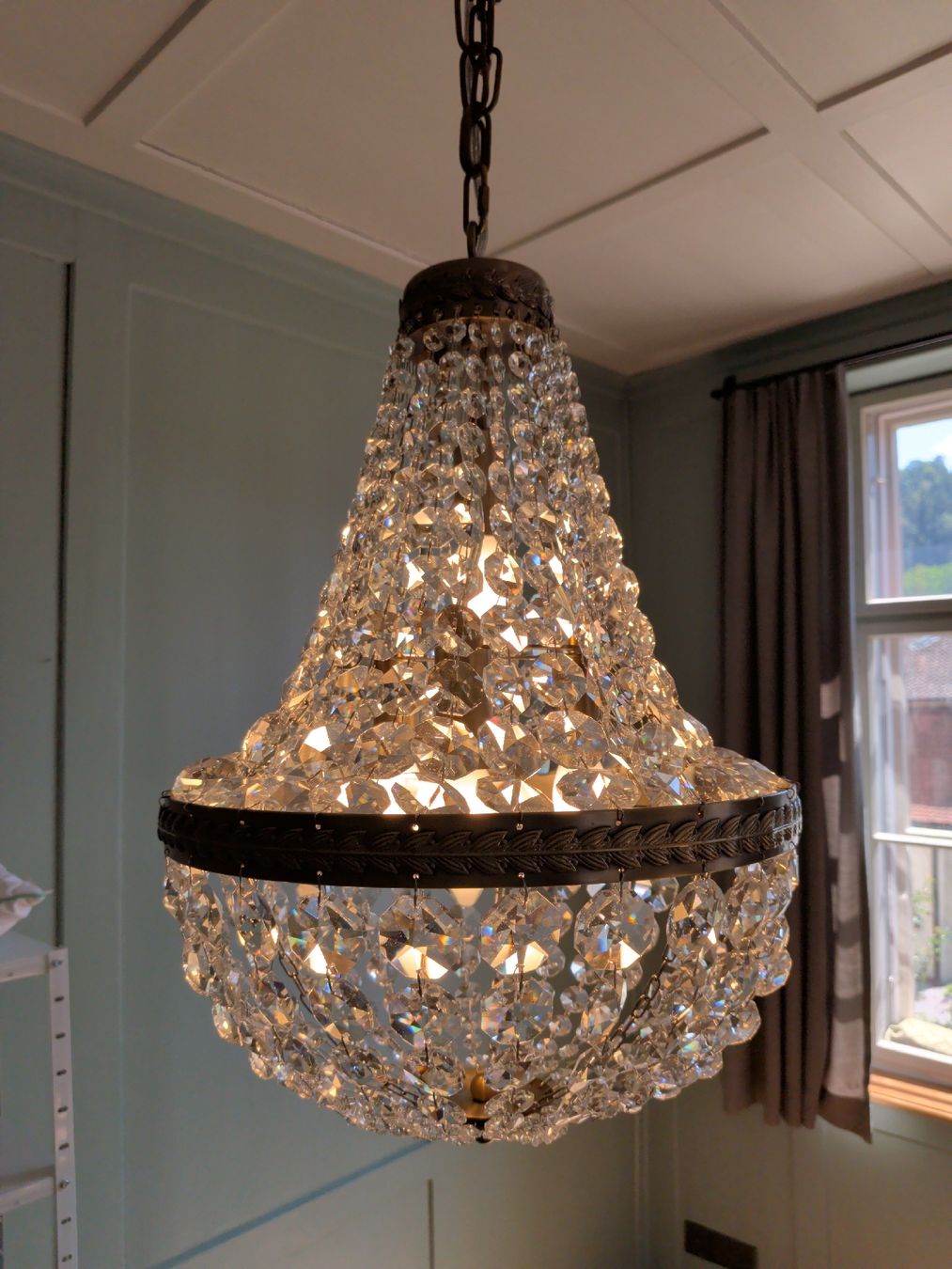 Lustres & lampes de plafonds: Kronleuchter 35cm Durchmesser, variable Höhe – D'occasion à Dietfurt par Subforce1853 7