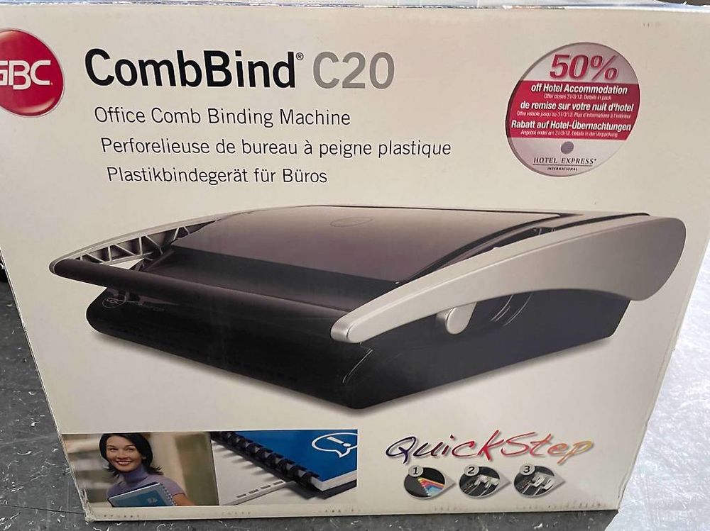 Relieuse perforeuse de bureau CombBind C20 (D'occasion) à Lonay pour ...
