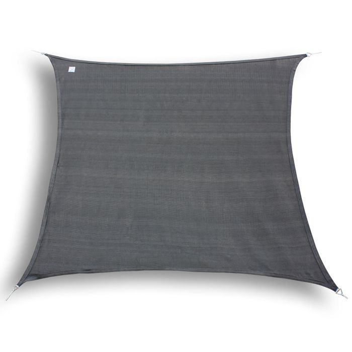 Sonnensegel Quadrat 2,5x6 M – UV-Schutz 95%, Wasserdicht, Mit 4x1,5 M Spannseilen, Weinrot
