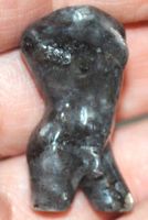 Deko - Heilstein A-330 – Torso – Larvikite – ca. 3,5 cm