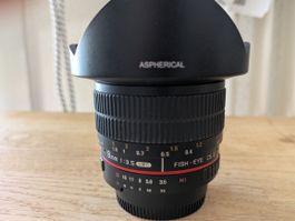 Samyang 8mm 1:3.5 Fish-Eye CS II Lens - Nikon F Mount