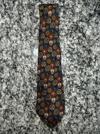 Salvatore Ferragamo Seidenkrawatte mit Medaillon-Muster