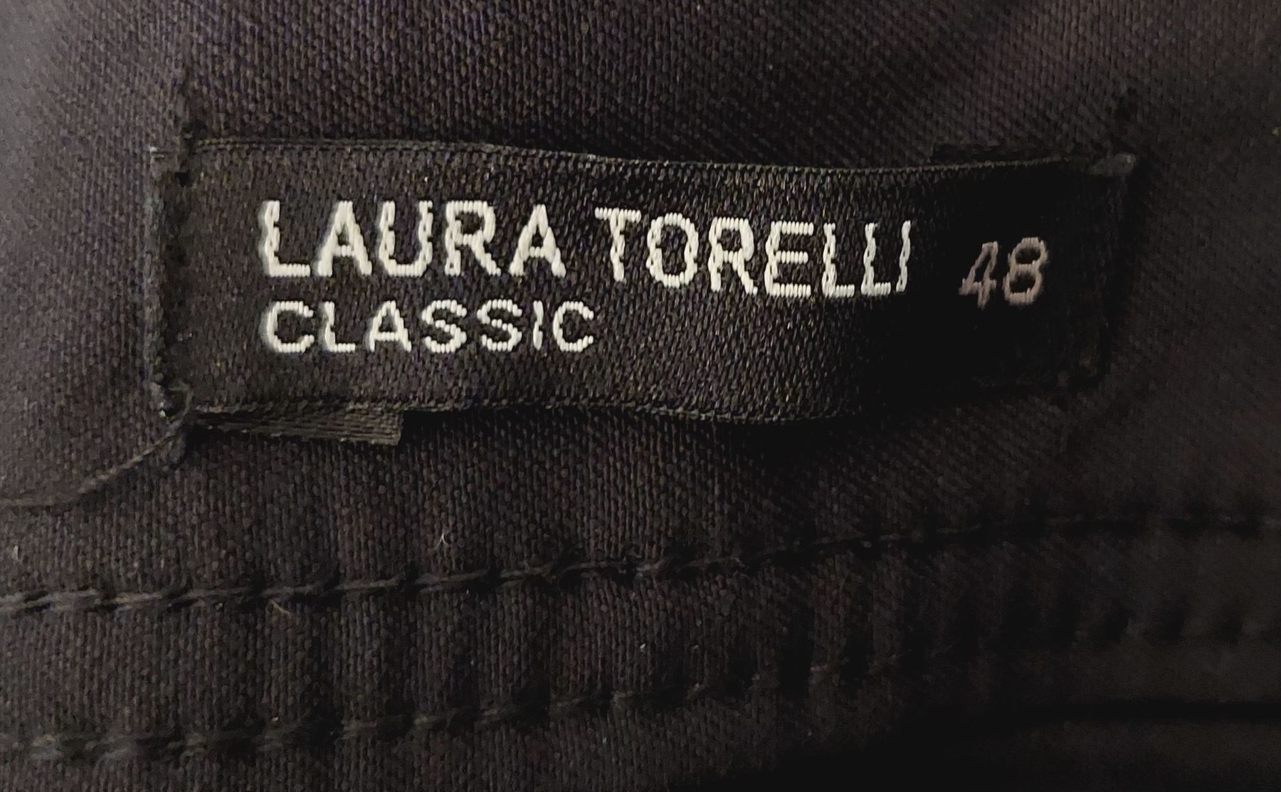 Pantaloni: NEUE, klassische Hose, schwarz Gr.48 – Nuovo e nell'imballaggio originale da Zürich venduto da lehmi1 2
