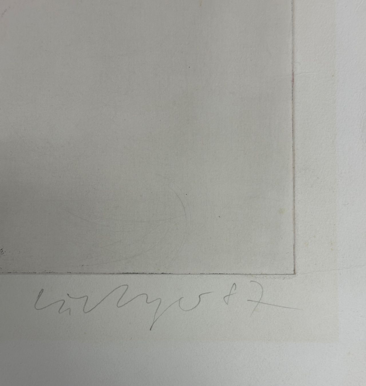 Dipinti: Thomas LÜCHINGER (1953) - Farbradierung handsigniert – Usato da Muhen venduto da Manuelab91 2
