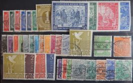 Deutschland Alliierte Zone um 1945 Lot mit alten Werten III