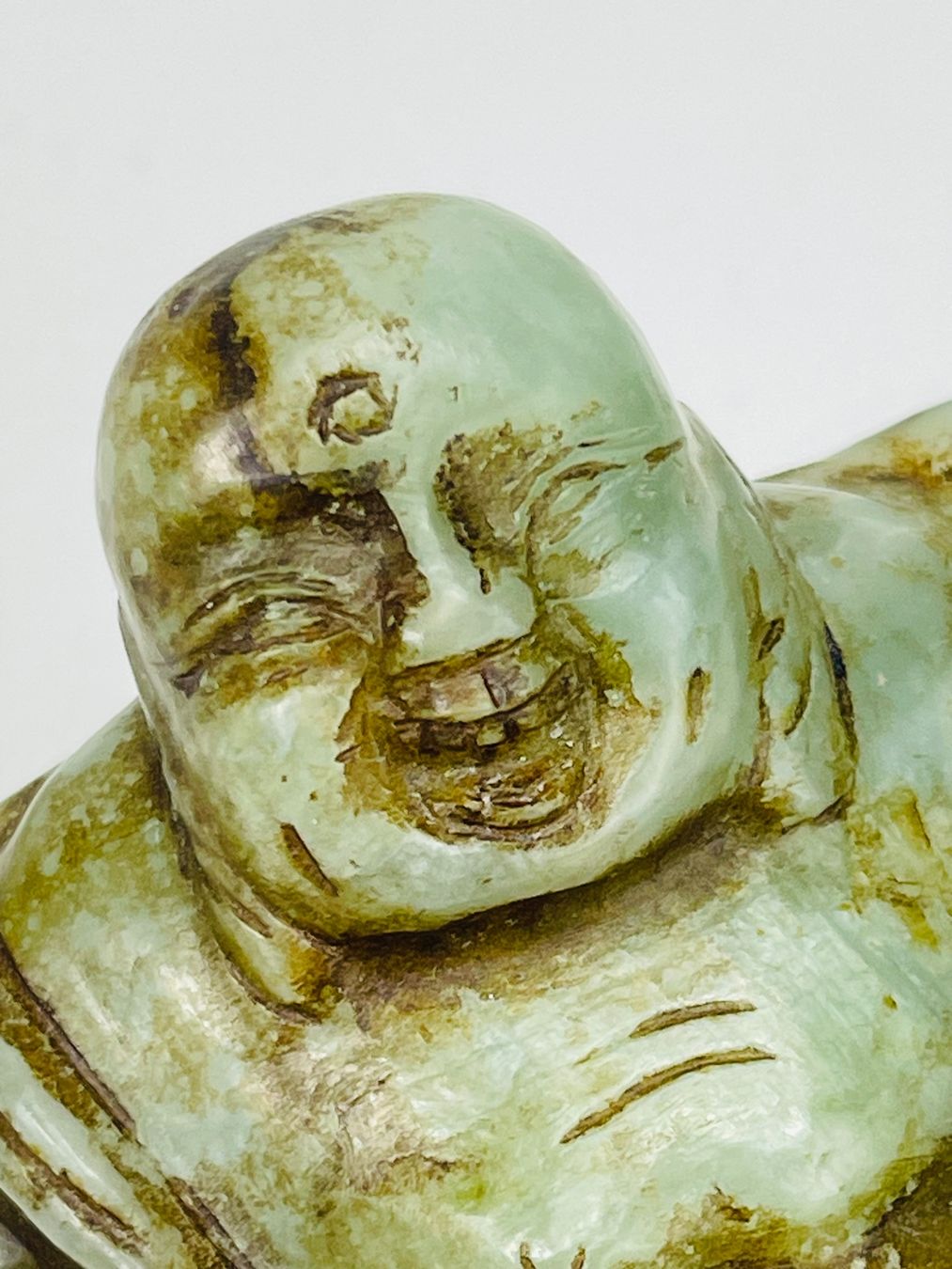 Skulpturen & Statuen: Chinesische Handgeschnitzte Vintage-Buddha-Statue – Gebraucht aus Zürich von Arche_Brockenhaus 6