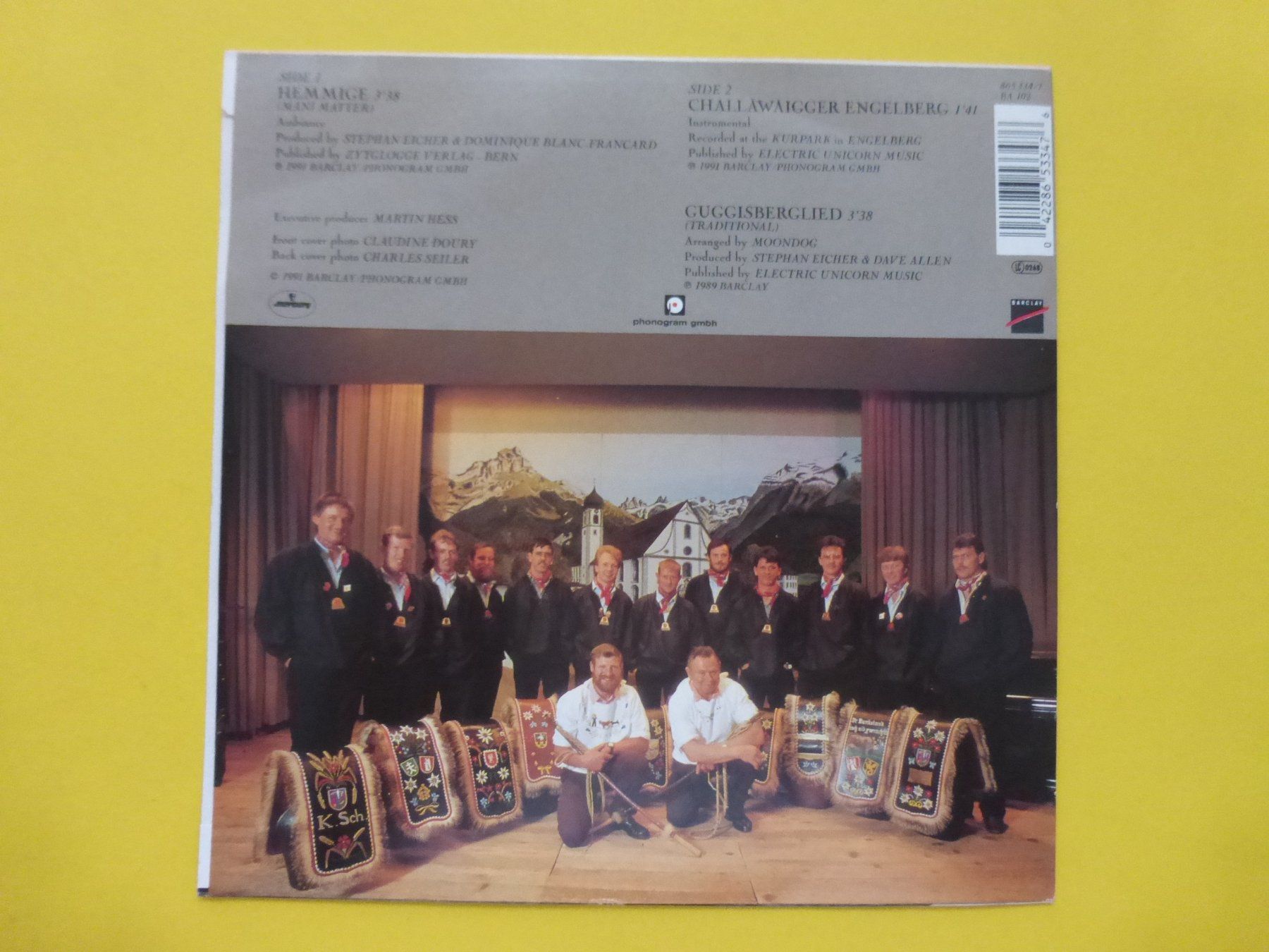 Dischi in vinile: Stephan Eicher – Hemmige – Usato da Zürich venduto da Swiss57 1