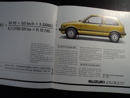 Prospekt Suzuki SA310 1984