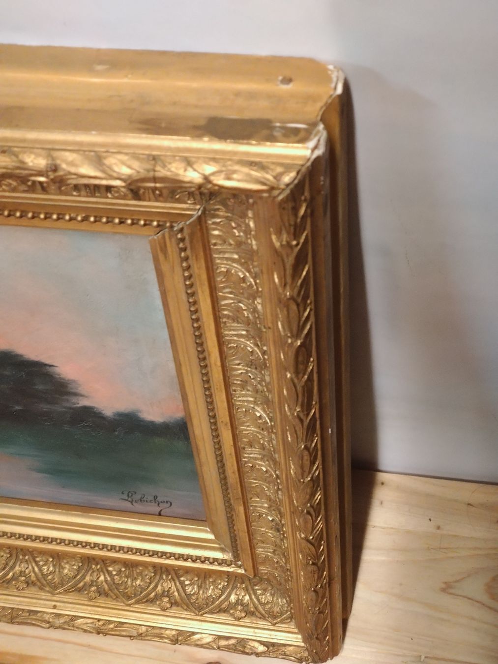 Dipinti: Tableau Paysage XIXÈME Robichon – Usato da Farvagny-le-Grand venduto da LaCaverne 4