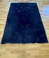 Teppich schwarz 140 x 200 cm Shaggy