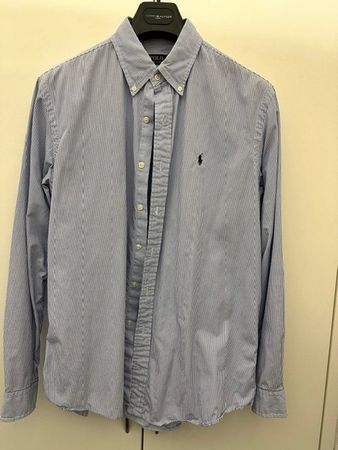 cooles Ralph Lauren Hemd in L, feine Streifen, custom fit
