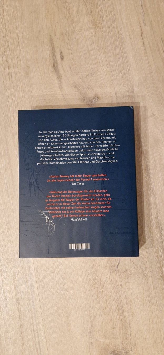 Libri: Adrian Newey: «Wie man ein Auto baut» – Usato da Uhwiesen venduto da buleyupi 1