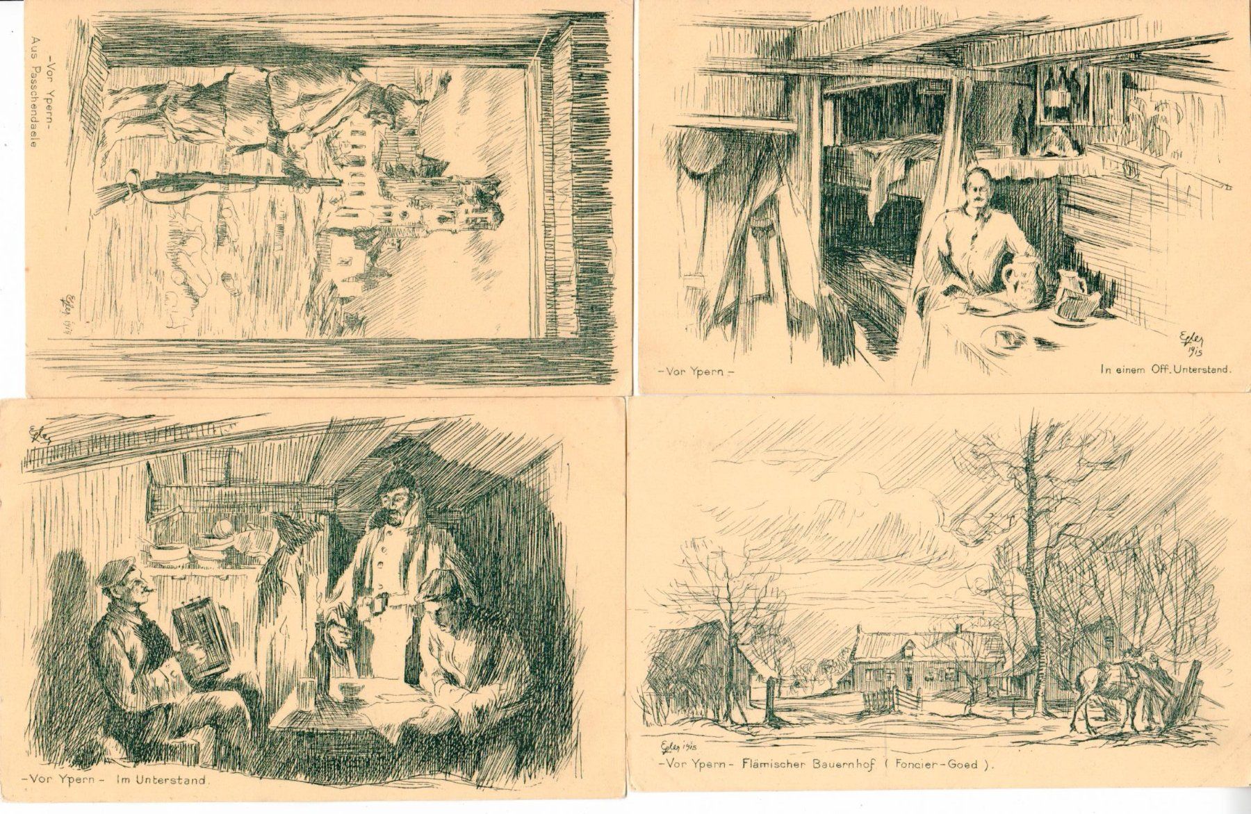 Cartoline postali: 8 Feldpostkarten – Usato da Wolhusen venduto da Curver9