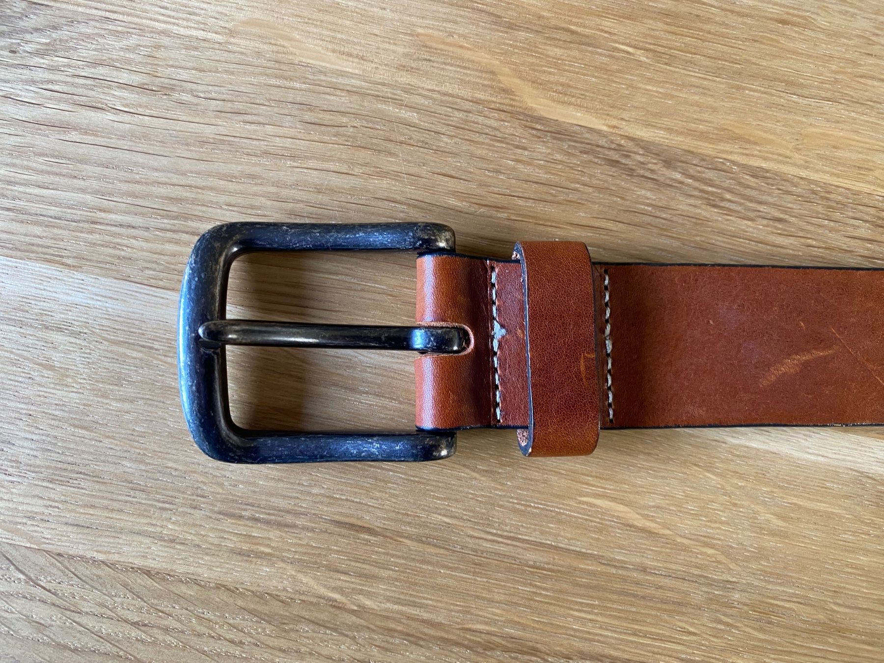 Gürtel: THEMATA Ledergürtel Model Albula 95cm / 4 cm – Gebraucht aus Maienfeld von GR-Ami15