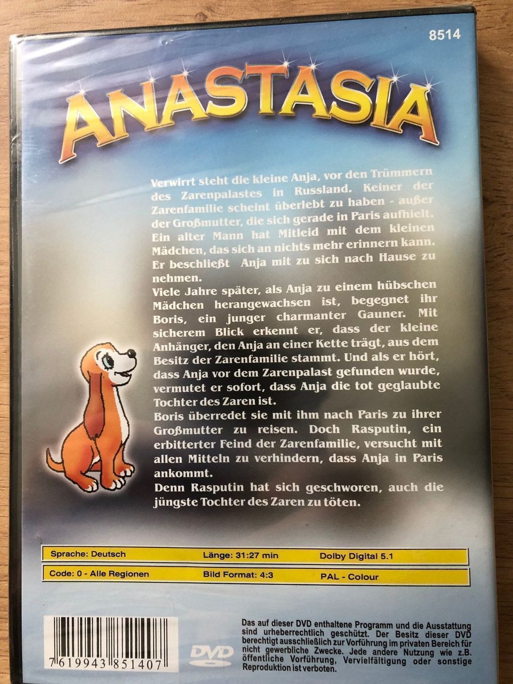 Alle DVDs: Anastasia (Neu+OVP) – Neu und originalverpackt aus Seewen SO von Harvest8 1