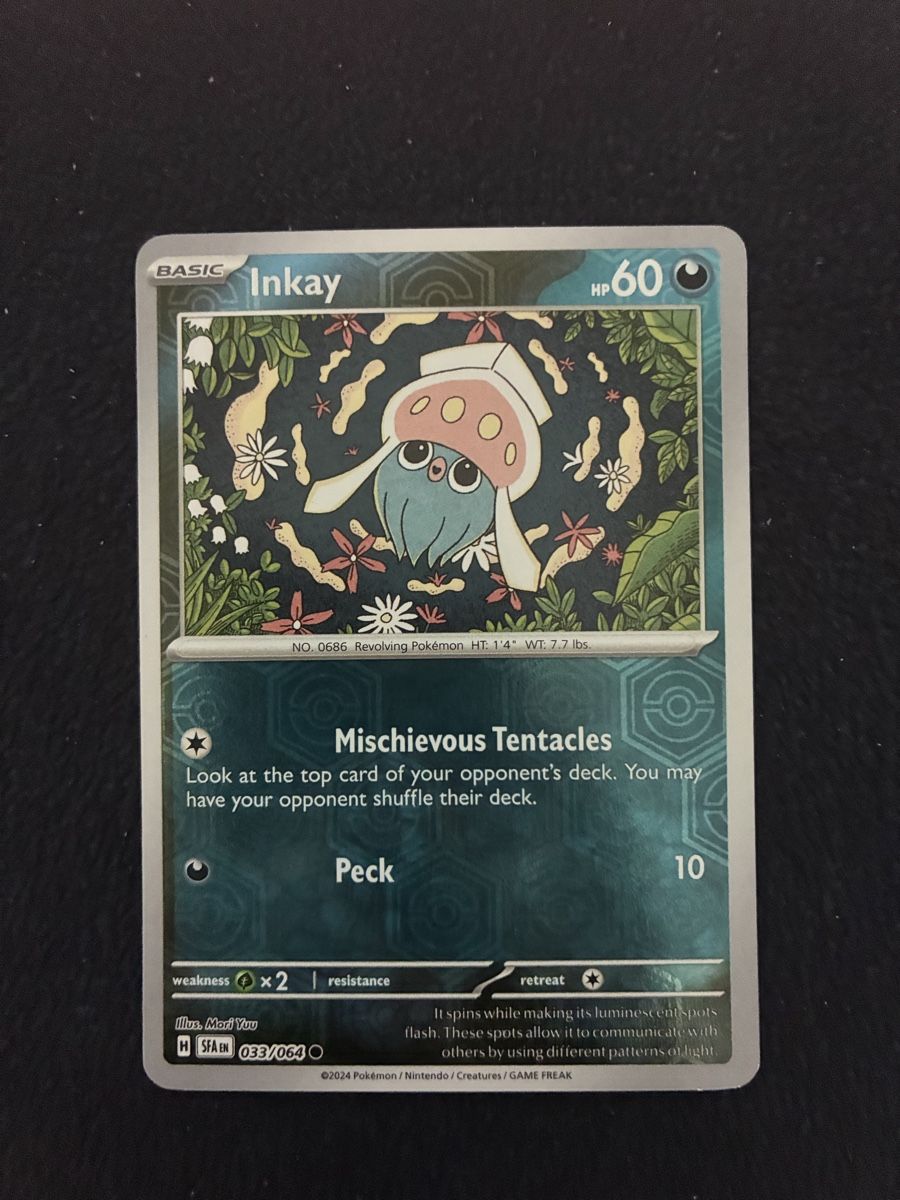 Pokémon Carte collezionabili: SHROUDED FABLE # 33 INKAY – Nuovo (secondo la descrizione) da Taverne venduto da YOHISTORE